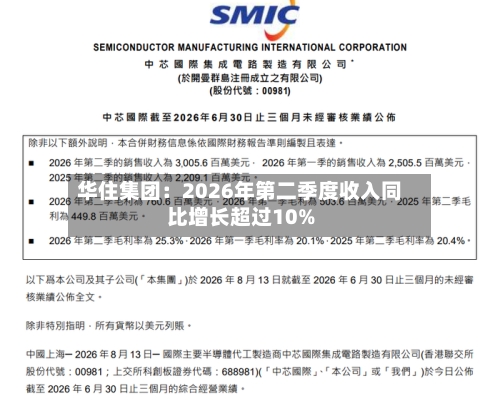 华住集团:2026年第二季度收入同比增长超过10%-第3张图片