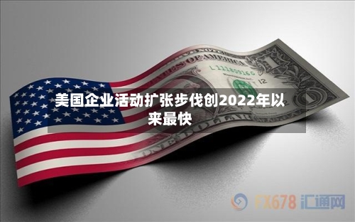 美国企业活动扩张步伐创2022年以来最快