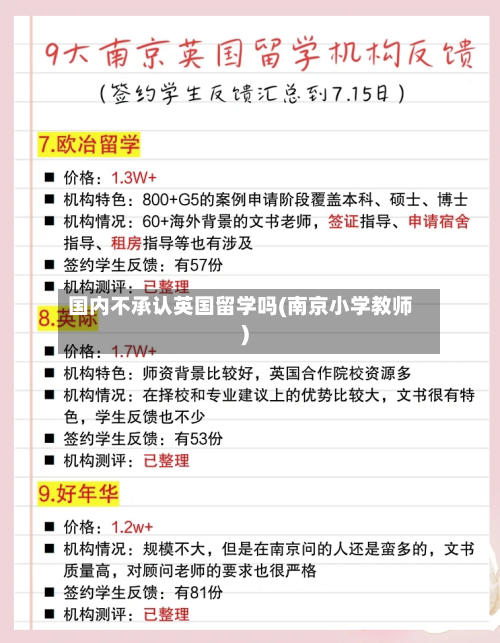 国内不承认英国留学吗(南京小学教师)-第2张图片