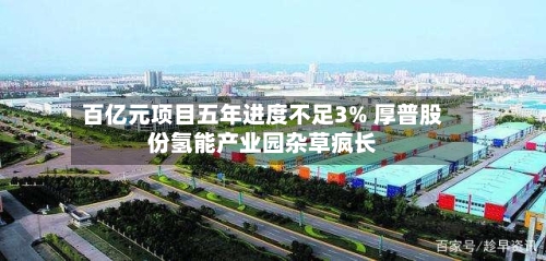 百亿元项目五年进度不足3% 厚普股份氢能产业园杂草疯长