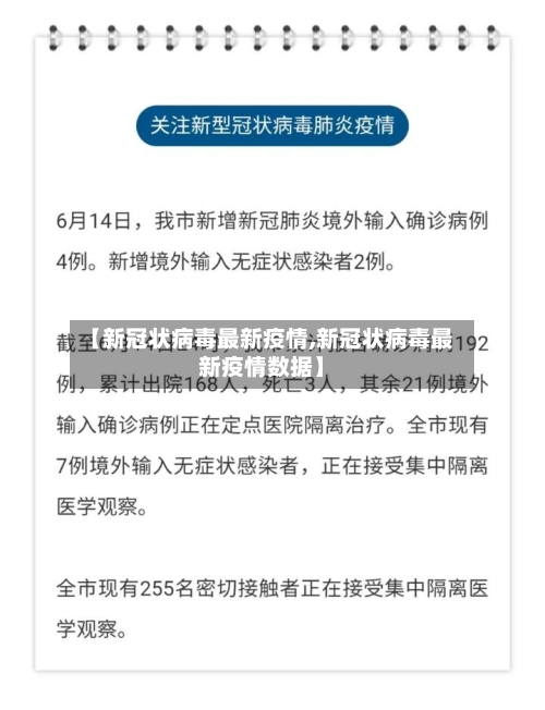 【新冠状病毒最新疫情,新冠状病毒最新疫情数据】