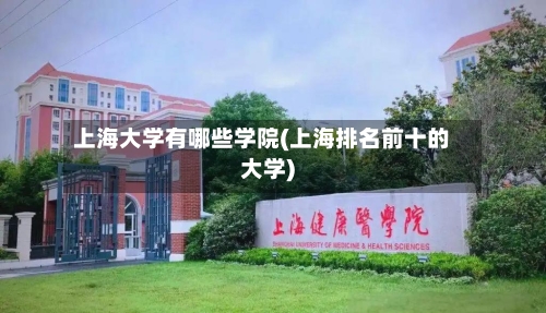 上海大学有哪些学院(上海排名前十的大学)