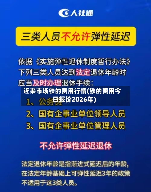 近来市场铁的费用行情(铁的费用今日报价2026年)-第2张图片