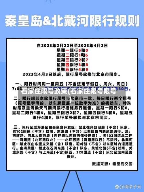 石家庄限号政策(石家庄限号限号)-第2张图片