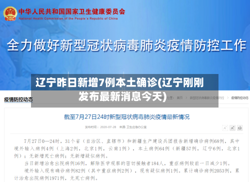 辽宁昨日新增7例本土确诊(辽宁刚刚发布最新消息今天)-第2张图片